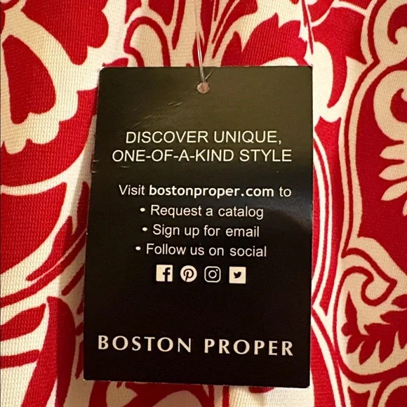 Boston Proper tank top Blouson Beyond Travel NWT XS Picnic Paisley - Picture 6 of 12